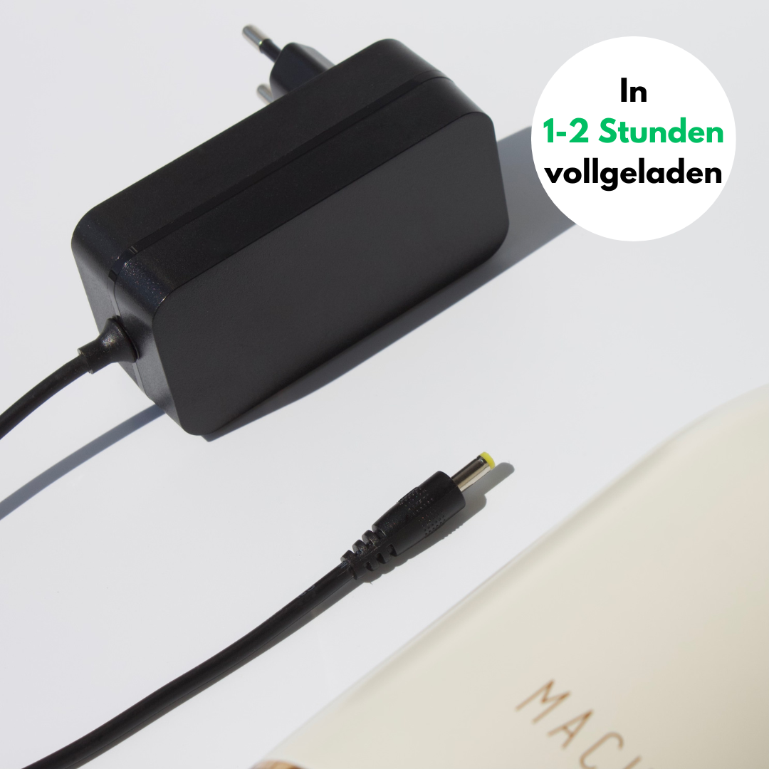 Tragbarer Fläschchenwärmer + Milchpulverbox (weiß) + Schnell-Ladegerät