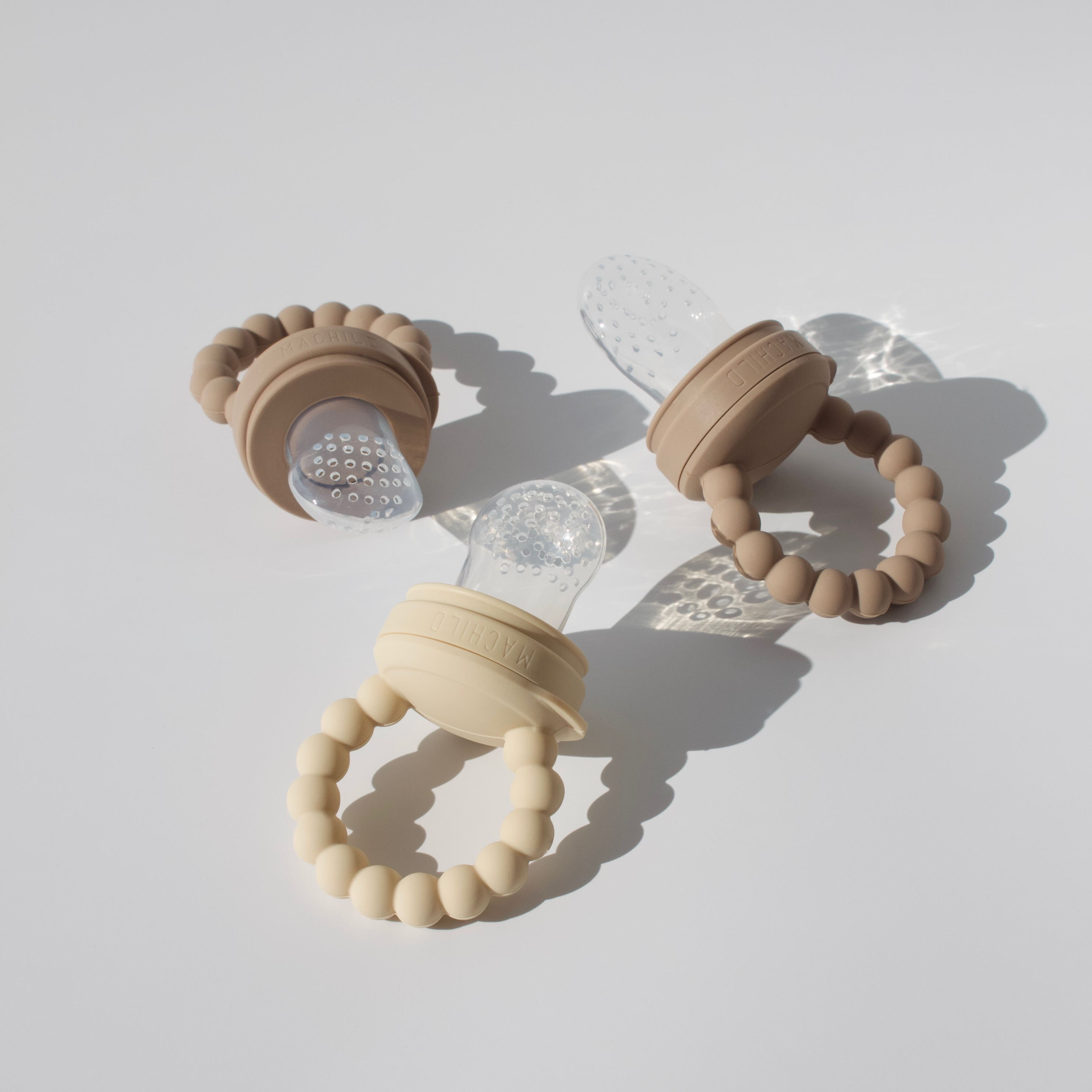 Fruchtschnuller mit 3 verschiedenen Saugergrößen