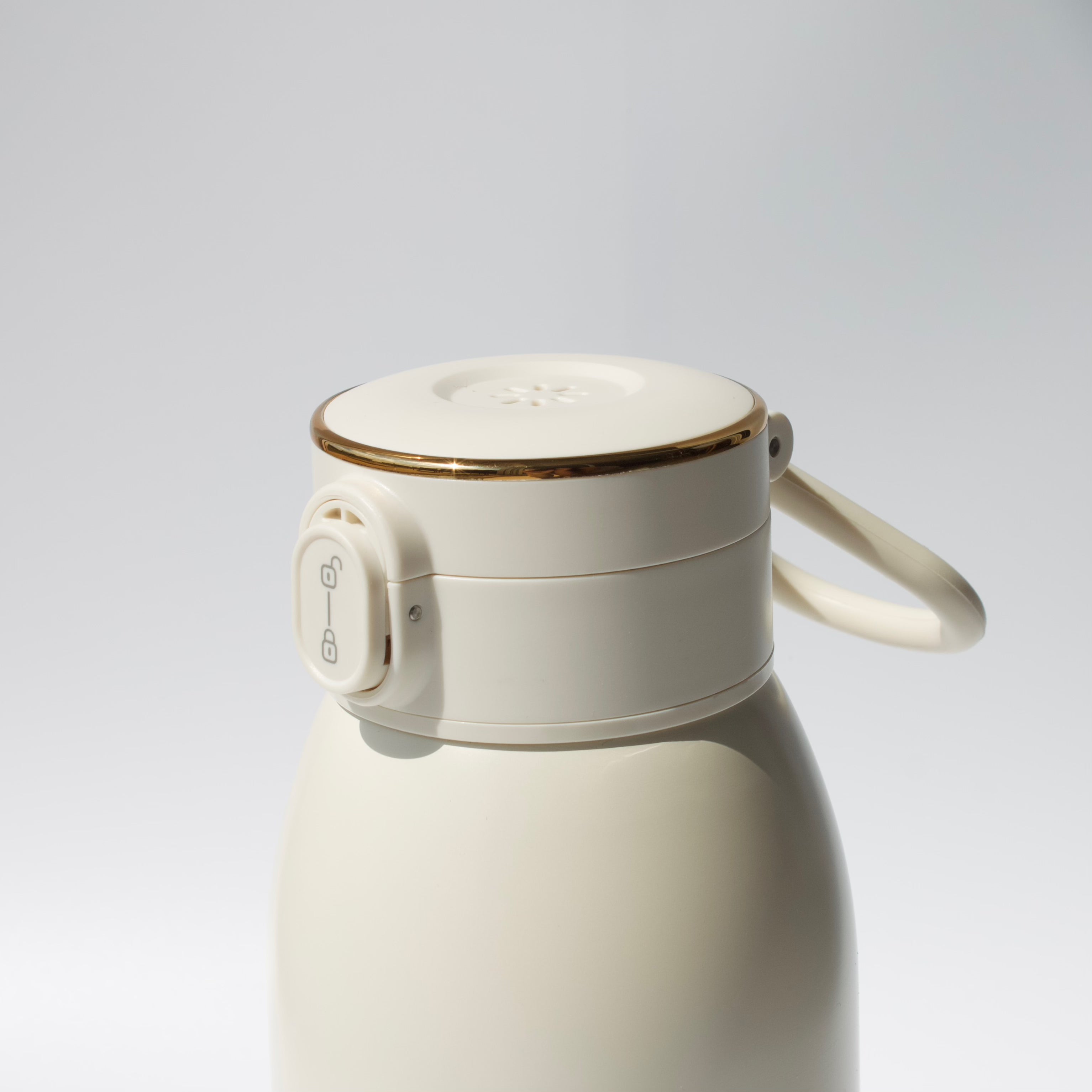 Tragbarer Fläschchenwärmer + Milchpulverbox (weiß) + Schnell-Ladegerät