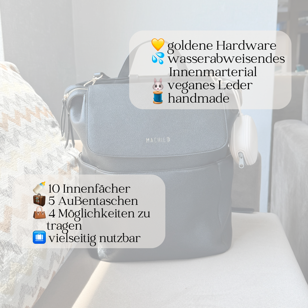 Wickeltasche YELÉ (inklusive Wickelunterlage)